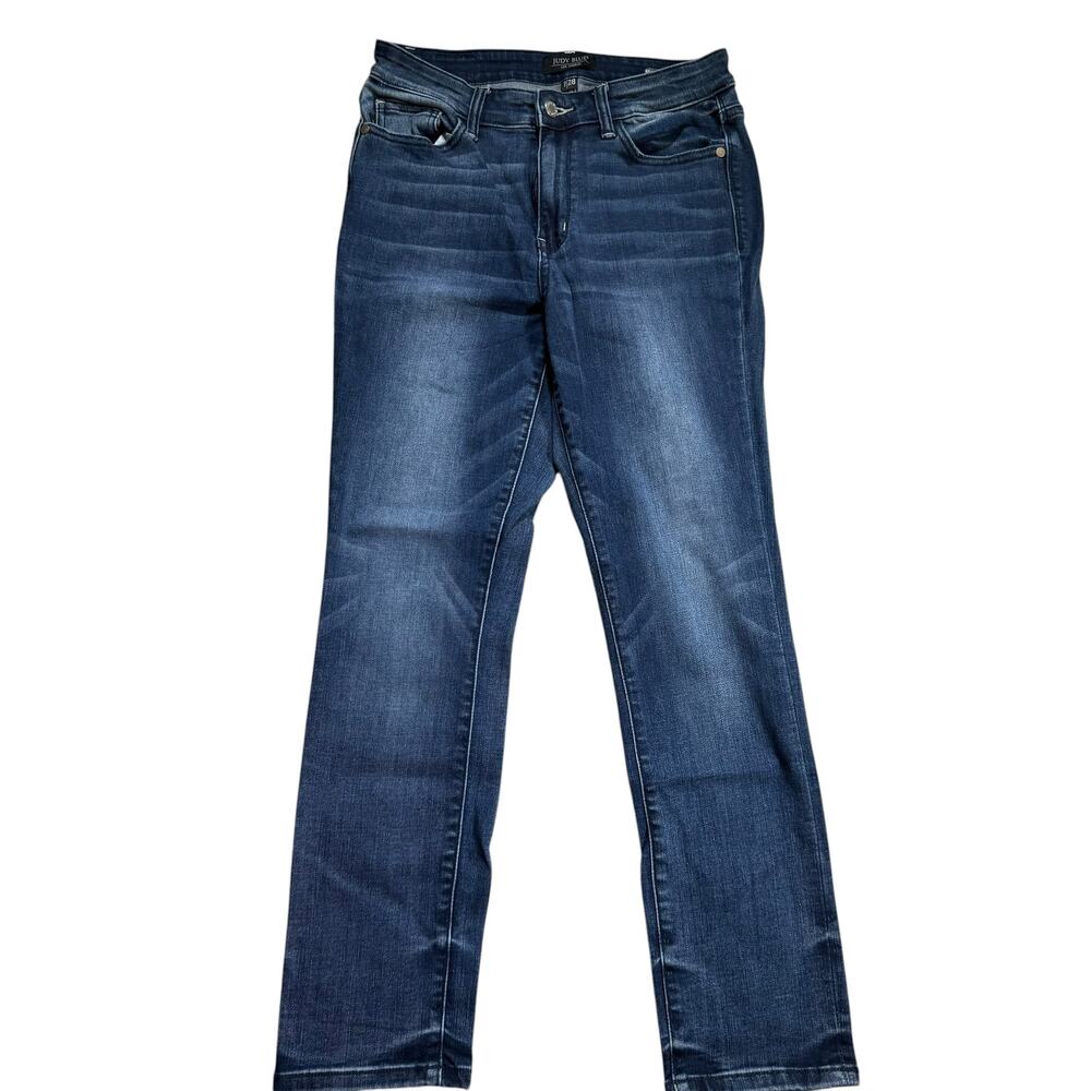 JUDY BLUE Jeans Capri 7 / 28 Skinny Fit Dark Wash